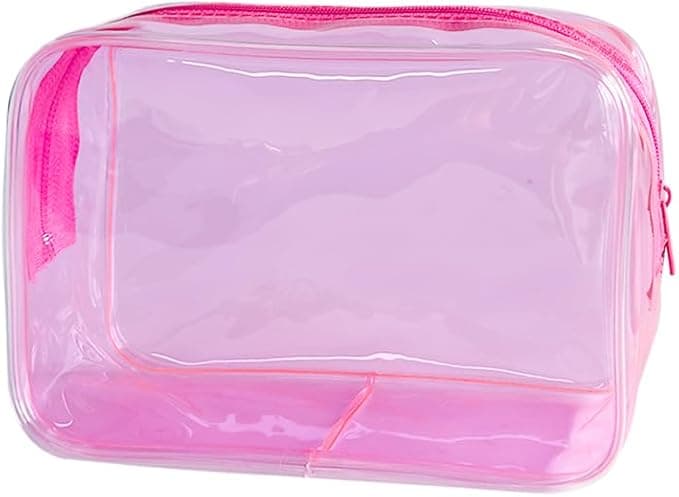 Trousse de toilette transparente