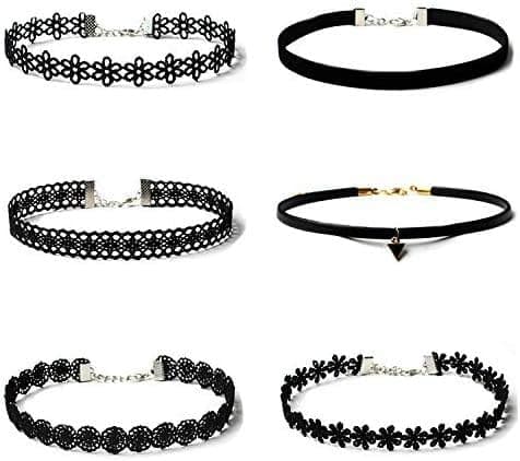 Lot de 6 colliers «choker» Unikstone