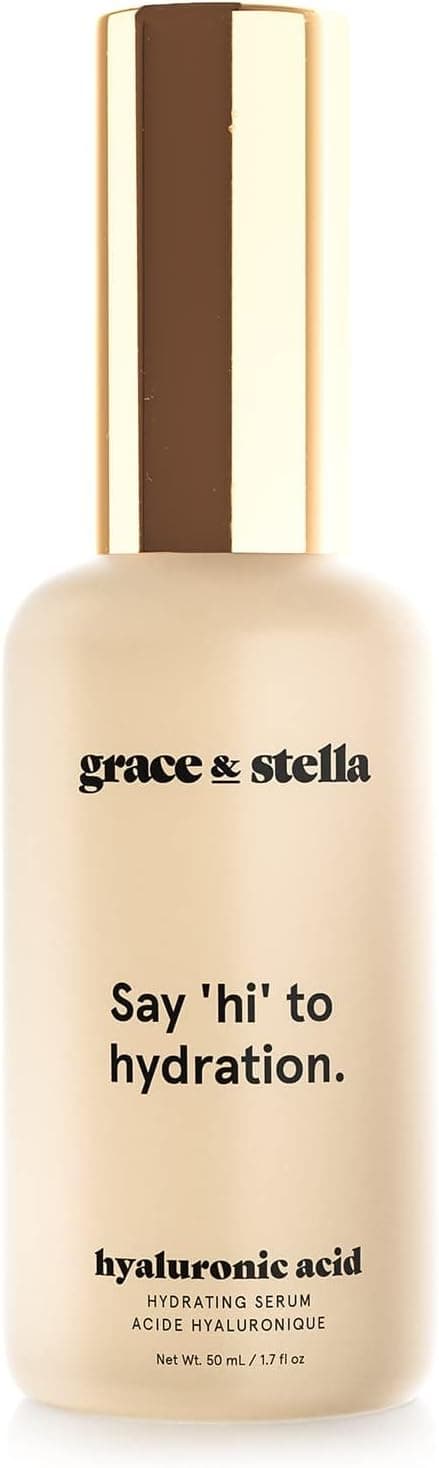 Sérum à l'acide hyaluronique primé pour le visage (50 ml) -  Grace & Stella 