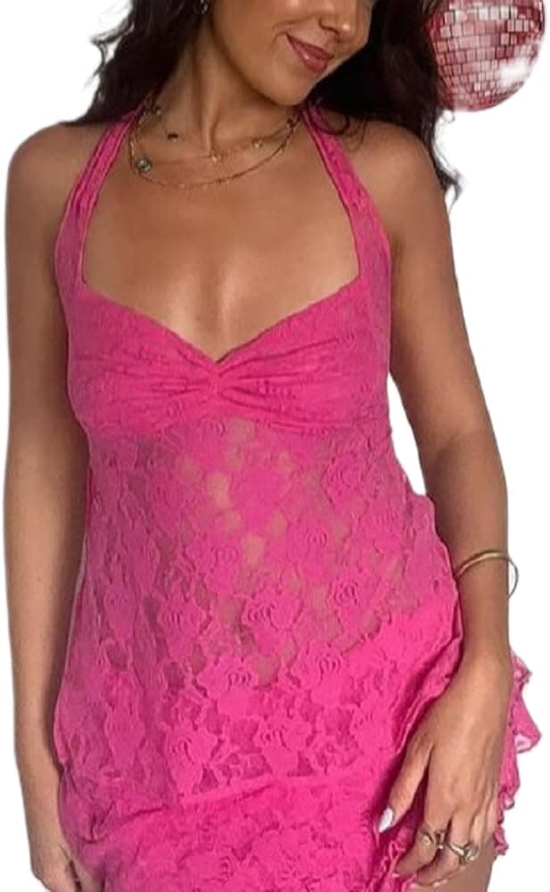 Haut en dentelle Y2K Juakoso