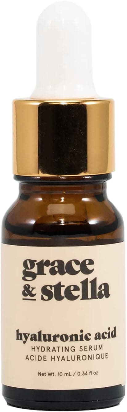 Sérum à l'acide hyaluronique primé pour le visage (10 ml) -  Grace & Stella 