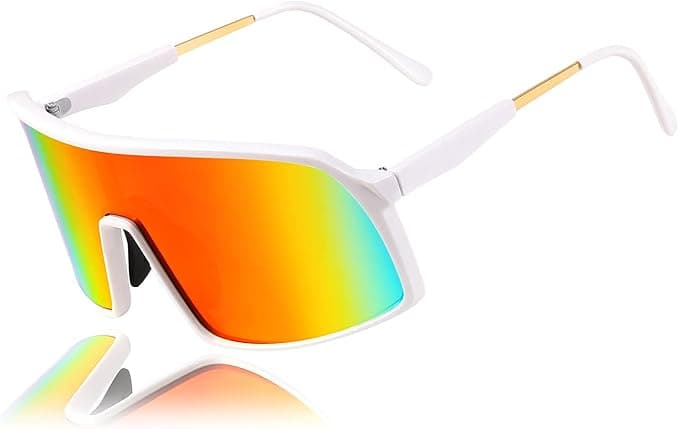 Lunettes de soleil de sport surdimensionnées Feisedy sur Amazon