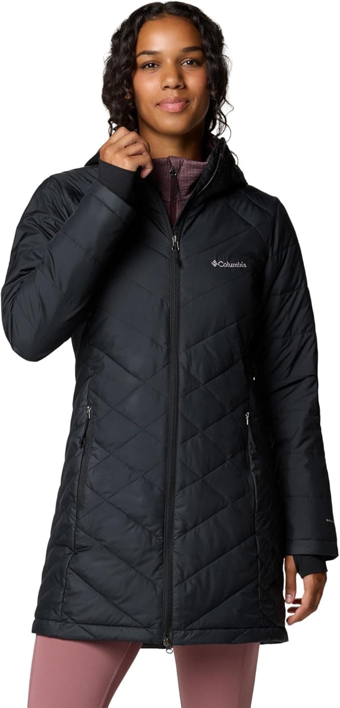 Veste longue à capuche Columbia Heavenly pour femme