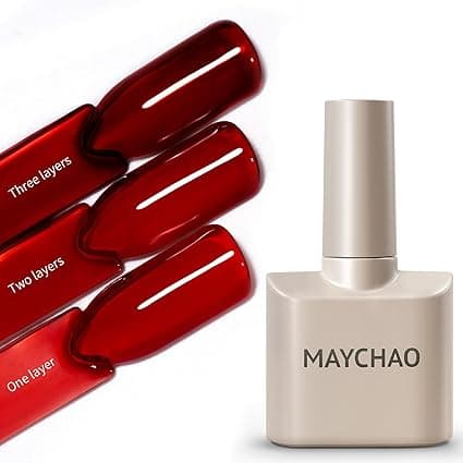 Vernis gel rouge bourgogne Maychao