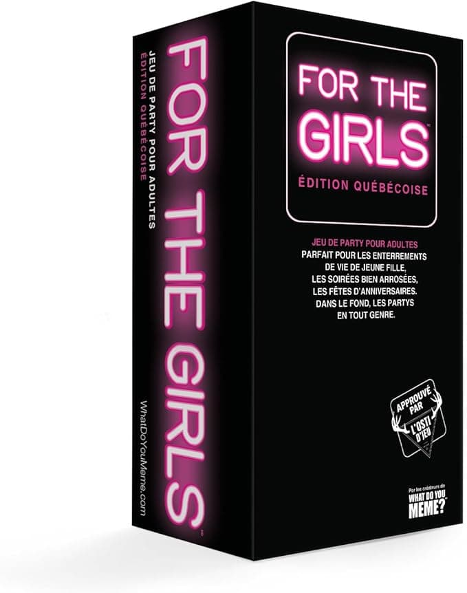 Jeu de conversation «For The Girls», édition québécoise