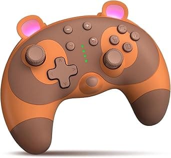 Manette de Switch sans fil motif Animal Crossing