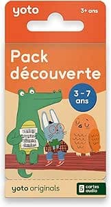 Pack découverte 3-7 ans - pour YOTO