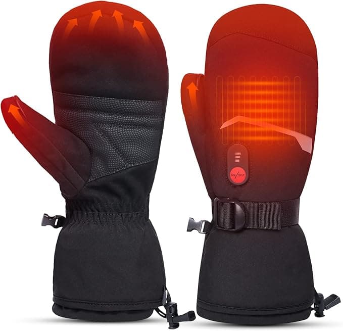 Moufles gants chauffants pour hommes et femmes