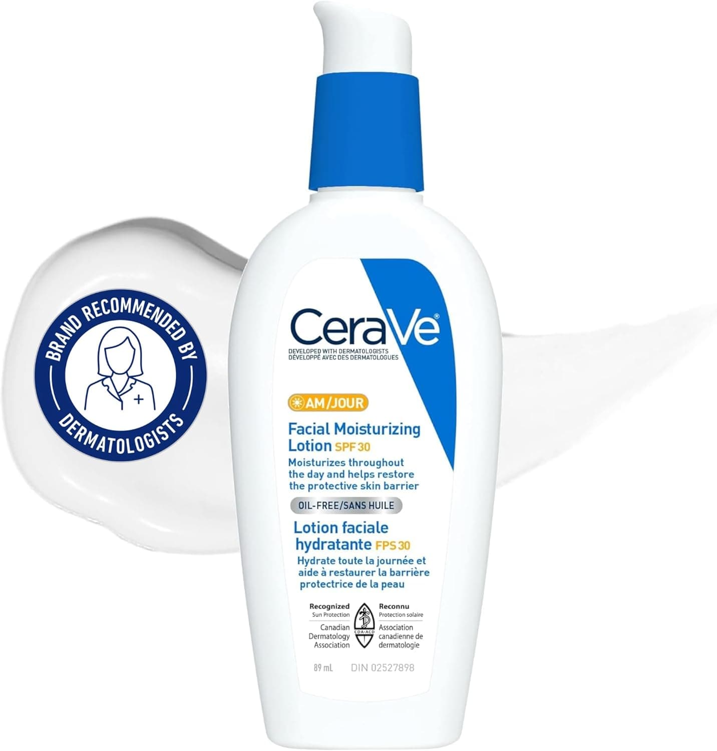 Lotion faciale hydratante FPS 30 de CeraVe