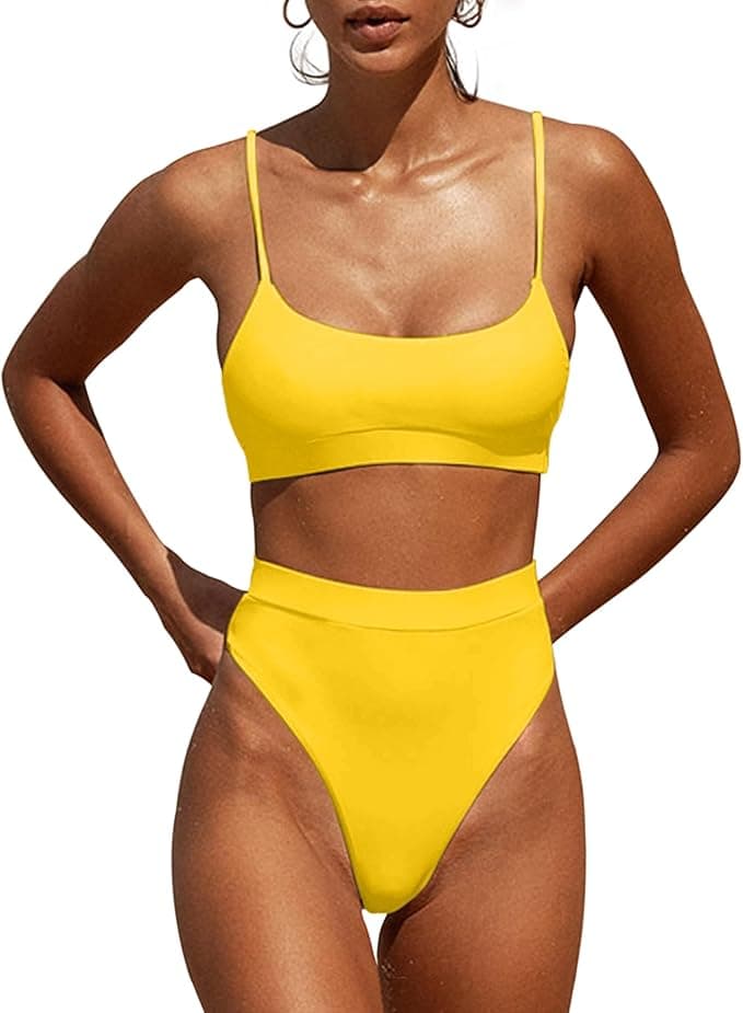 Maillot de bain taille haute sur Amazon