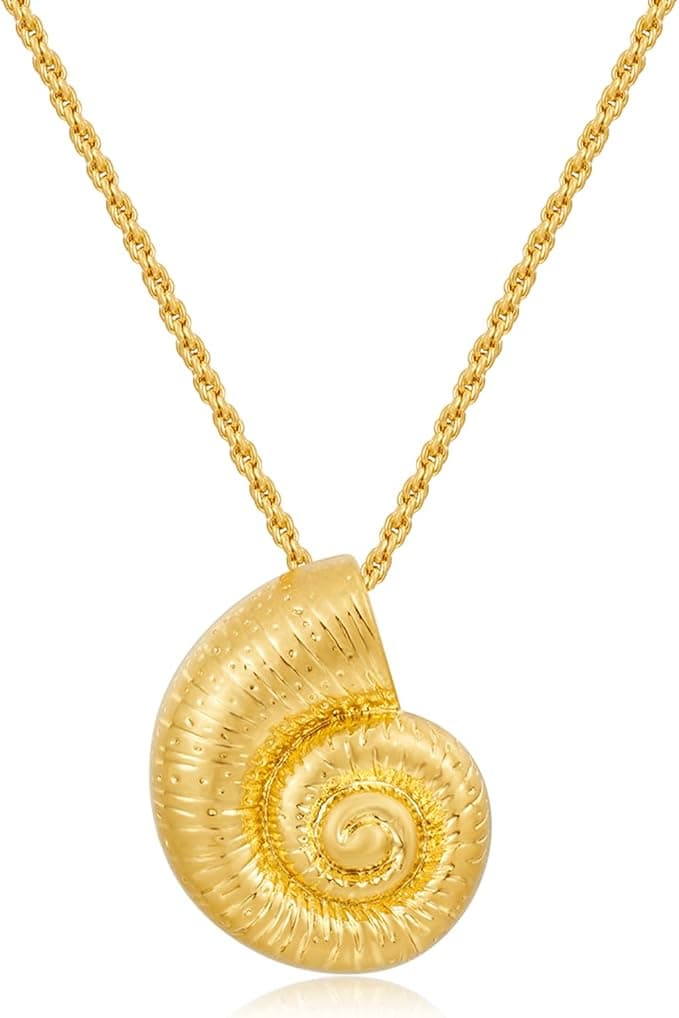 Collier ras du cou en forme de coquillage sur Amazon