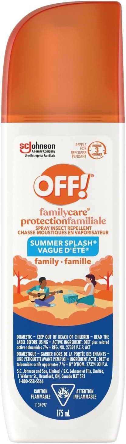 Répulsif anti-insectes et moustiques avec 7% de DEET