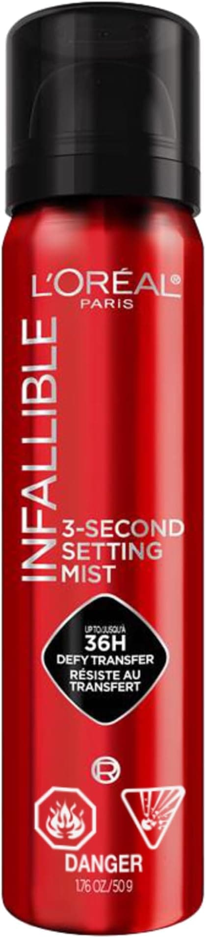 Spray de maquillage infaillible en 3 secondes L'Oréal Paris sur Amazon