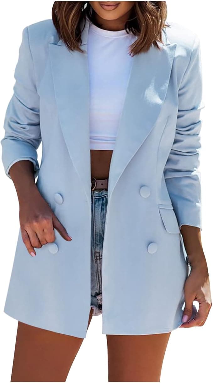 Blazer pour femmes à manches 3/4