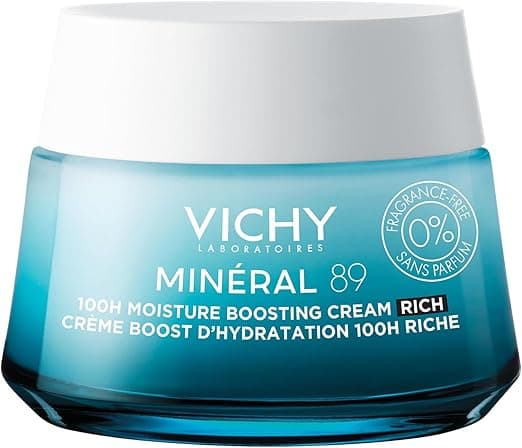 Crème hydratante pour le visage Mineral 89, 100 heures d'hydratation, Vichy 