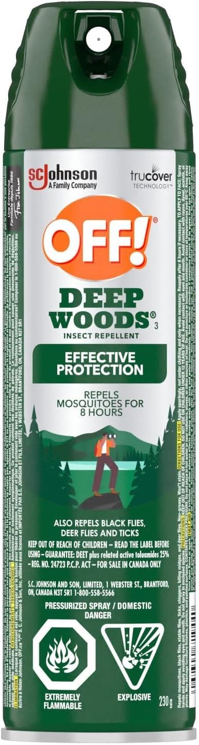 Répulsif anti-insectes et moustiques avec DEET, OFF!