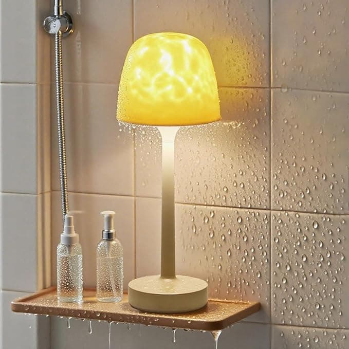 Lampe de douche de type spa avec projecteur