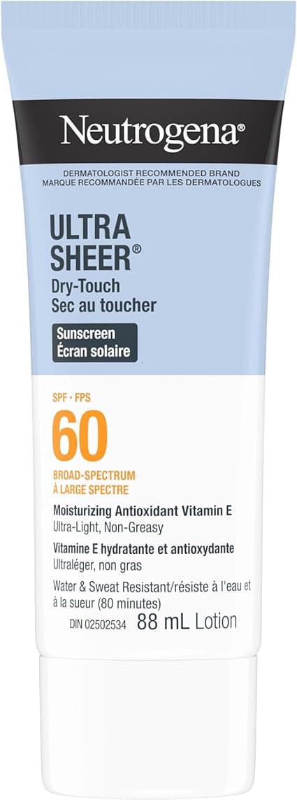 Lotion solaire Ultra Sheer Dry-Touch FPS 60 de Neutrogena