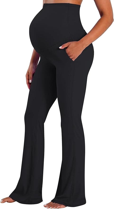 Sunzel Sunzfly Legging de maternité évasé avec poches sur le ventre