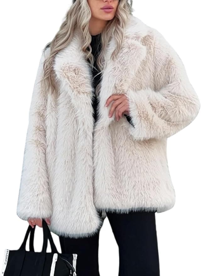 Manteau en fausse fourrure