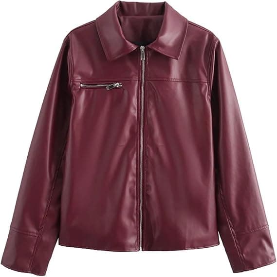 Gilet de cuir aviateur Y2K