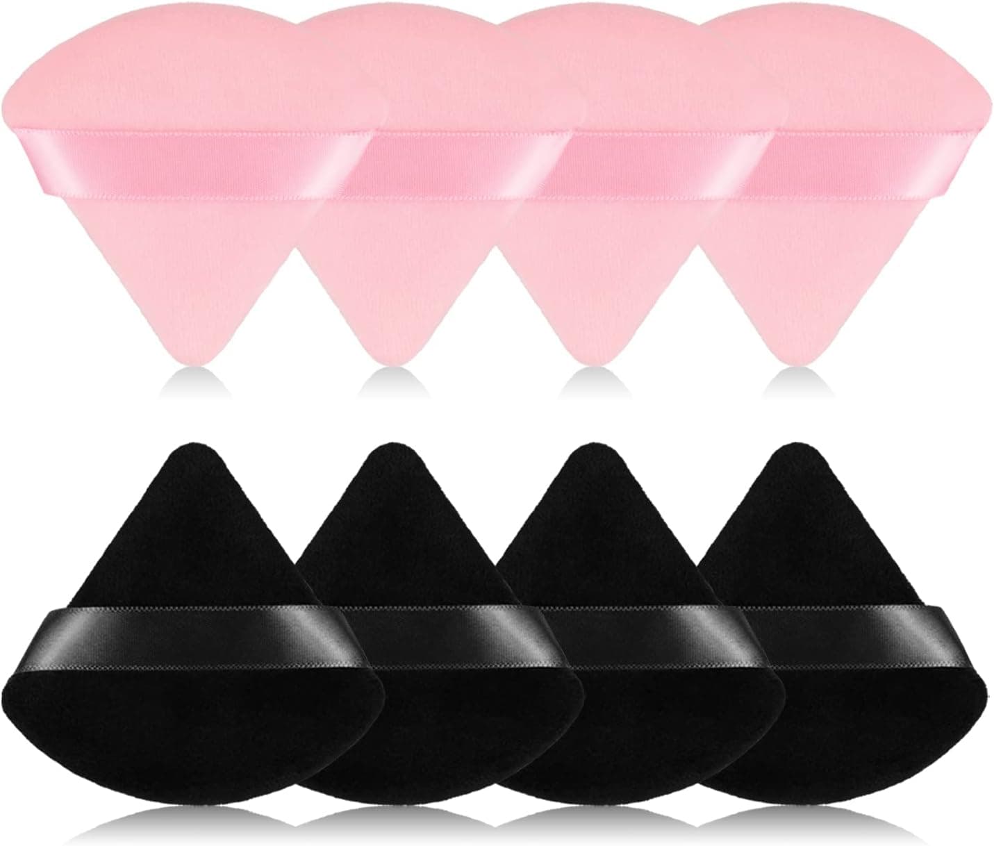 Lot de 8 éponges triangulaires de maquillage