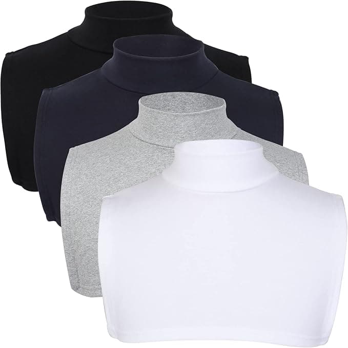 Ensemble de quatre cols cheminées de style dickey