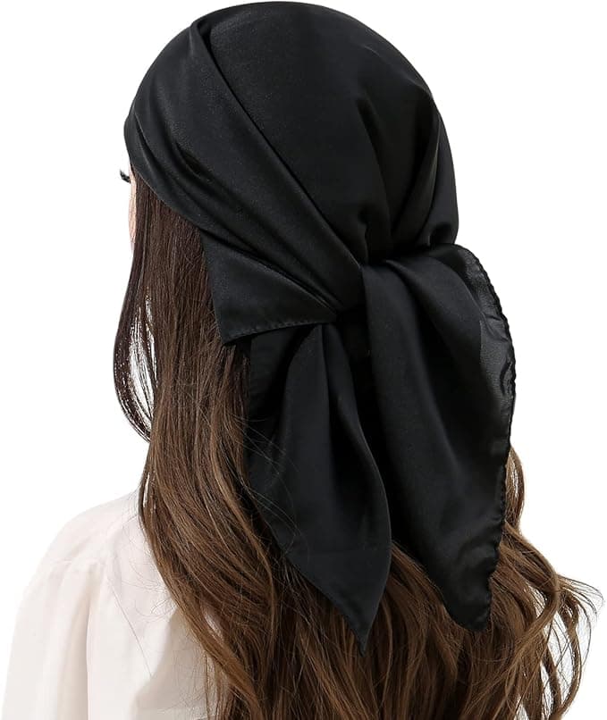 Foulard de tête en soie