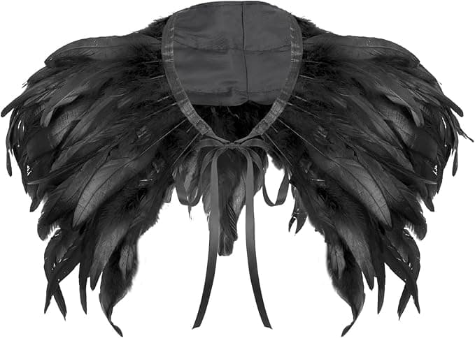 châle à plumes Amazon