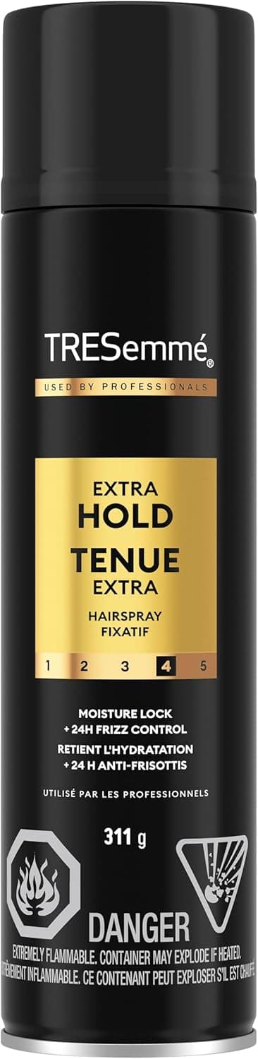 Fixatif tenue extra TreSemmé, 7$ sur Amazon