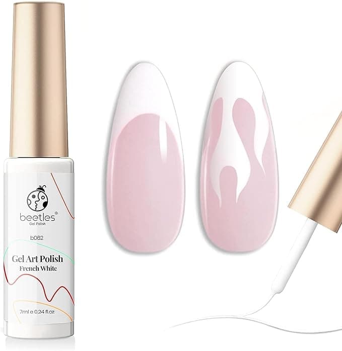 Vernis gel «French White» de Beetles