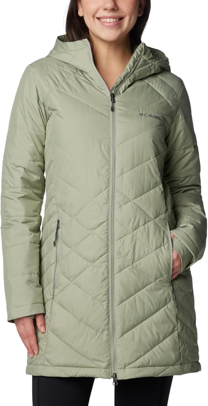 Veste longue à capuche Columbia Heavenly pour femme
