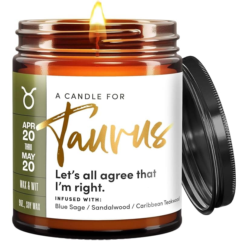 Chandelle zodiaque Wax & Wit