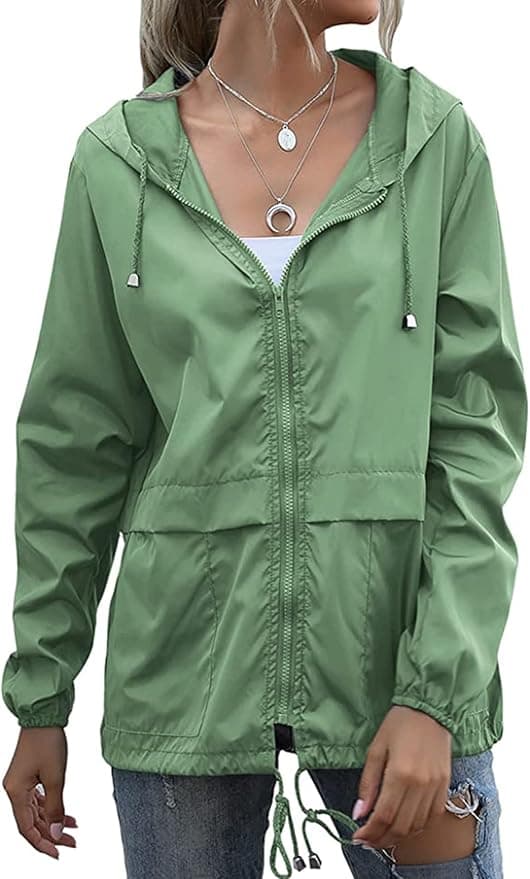 Manteau de pluie imperméable léger sur Amazon