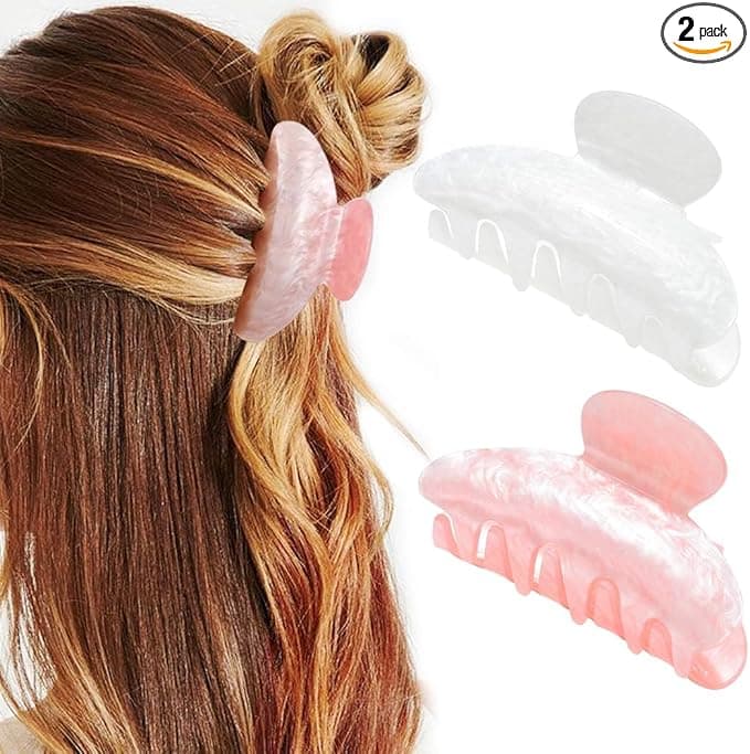 Lot de 2 pinces à cheveux de taille moyenne