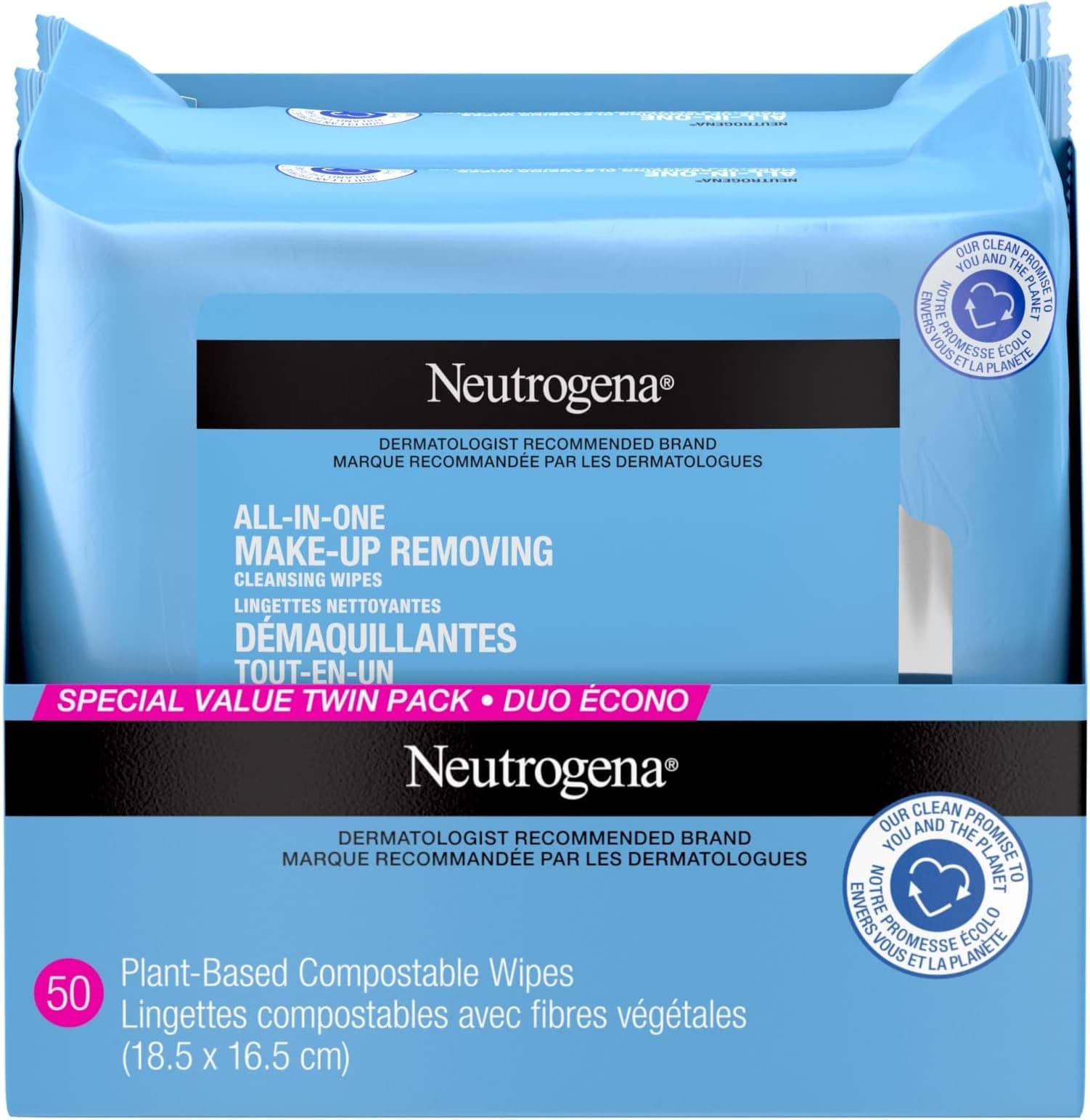 Lingettes nettoyantes tout-en-un Neutrogena