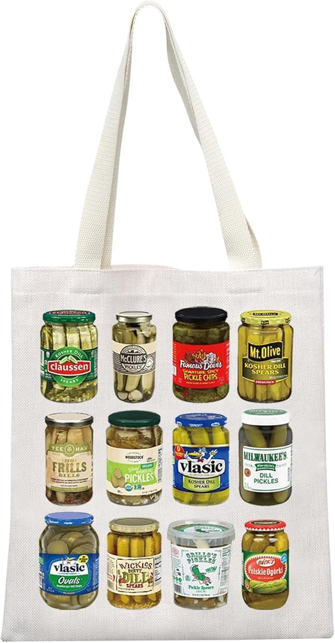 Sac fourre-tout en conserve pour les amateurs de cornichons Amazon