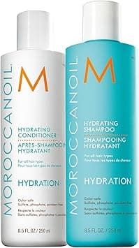 Ensemble shampoing et revitalisant hydratants, Moroccanoil