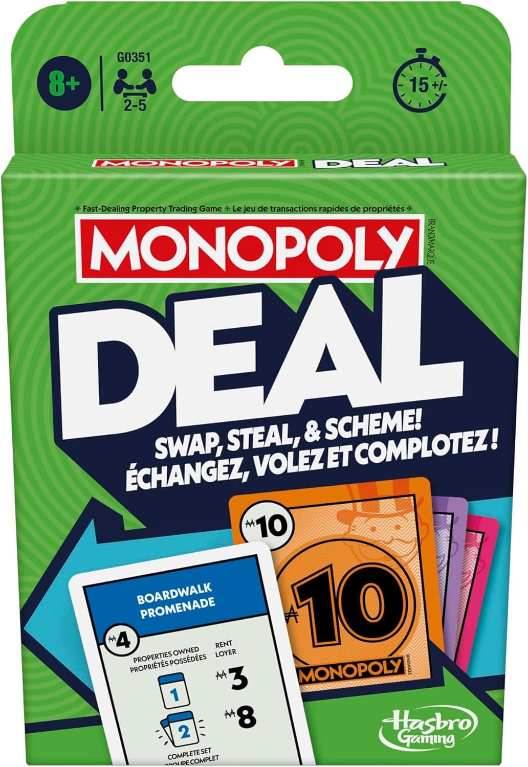 Jeu de cartes Monopoly Deal