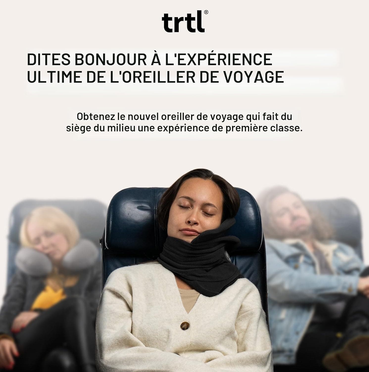 Oreiller de voyage avec étui trtl	