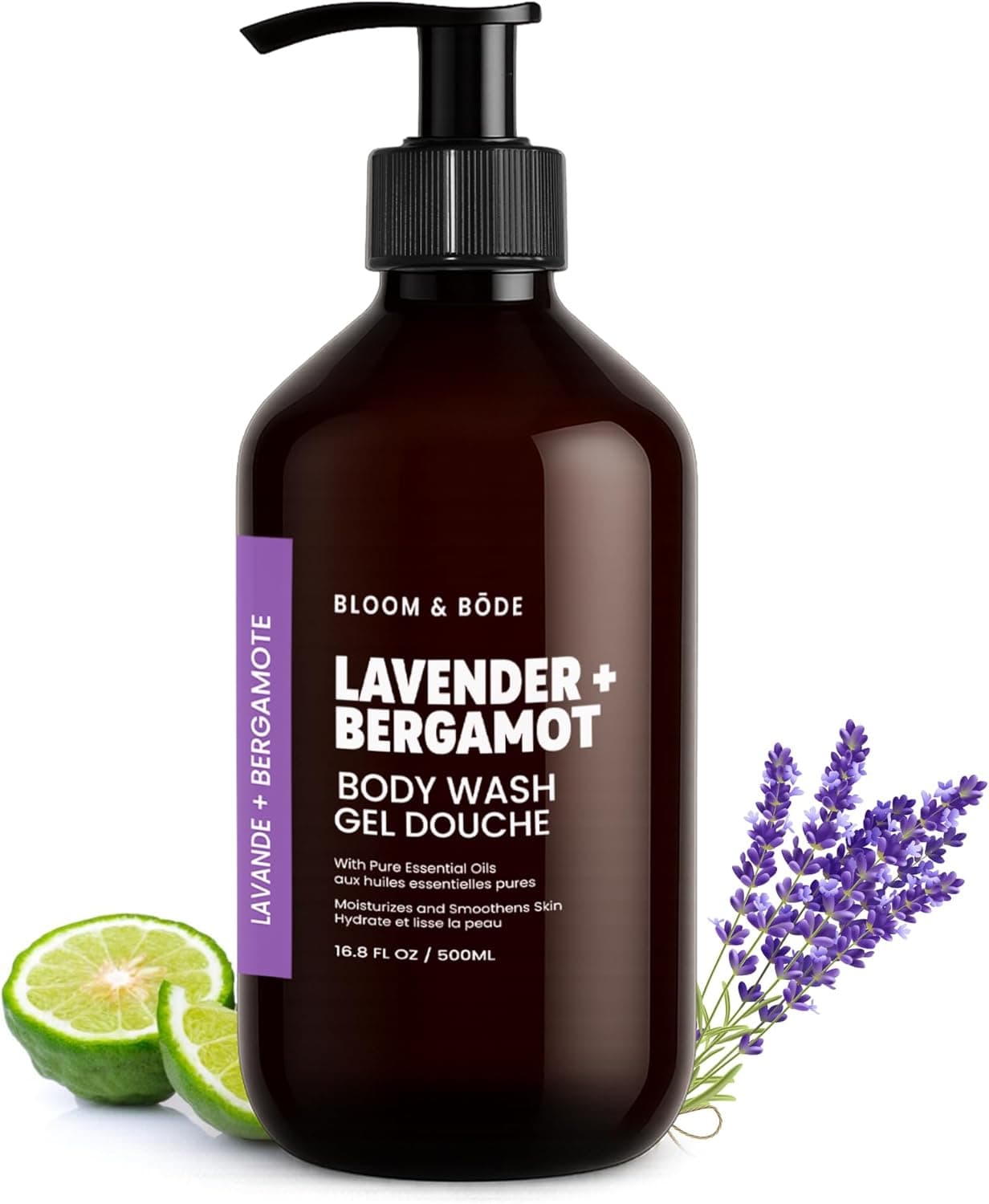 Gel douche lavande + bergamote aux huiles essentielles pures Bloom & Bōde