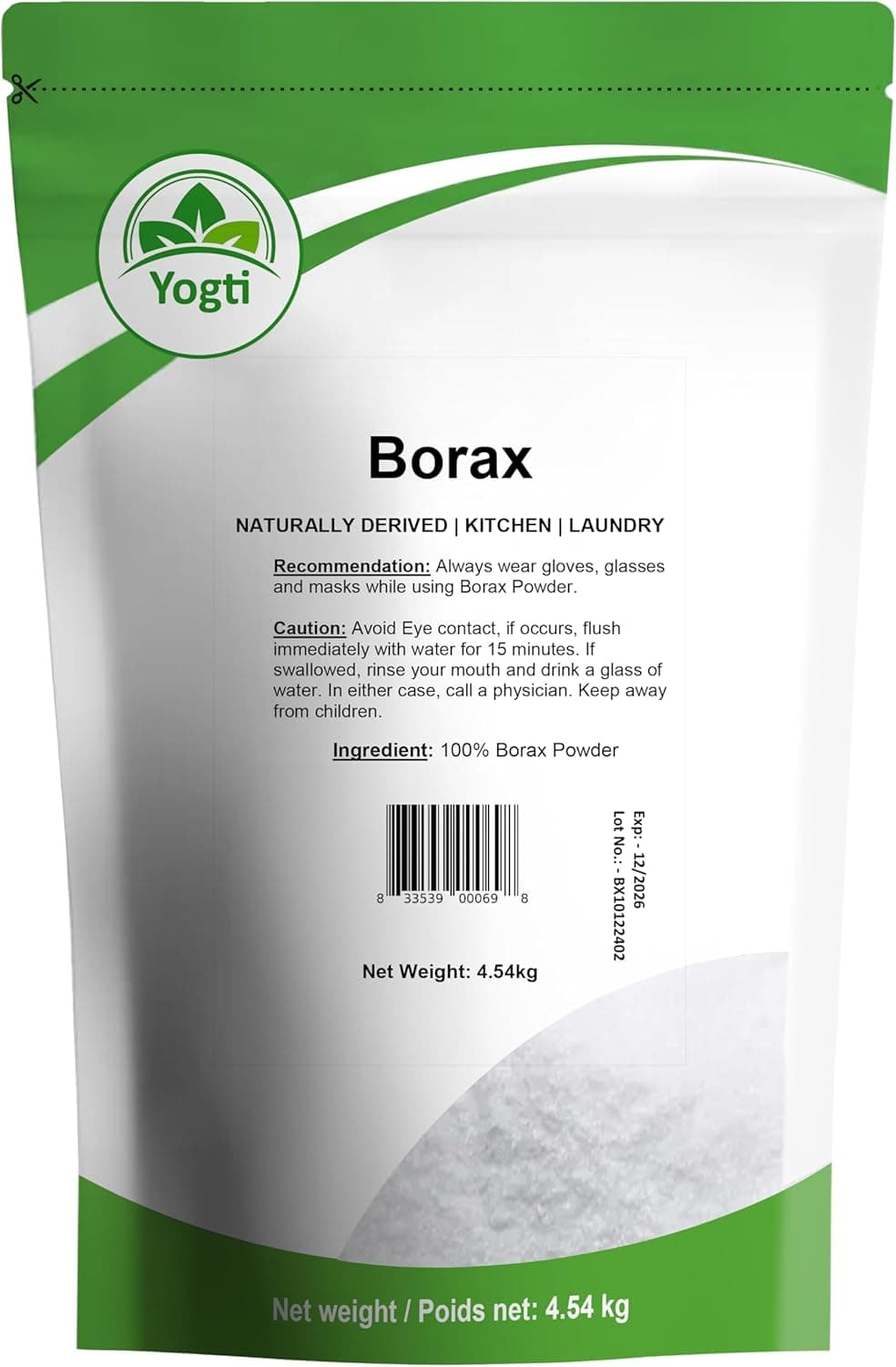 Poudre de borax Yogti