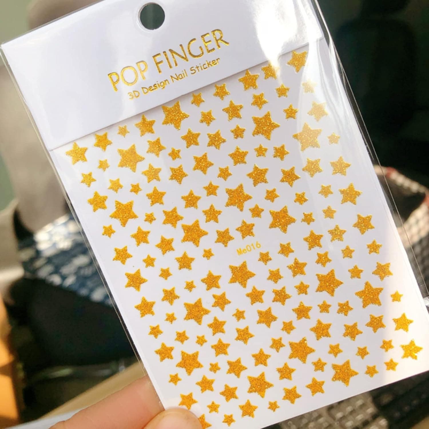Autocollant à ongles en forme d'étoile 