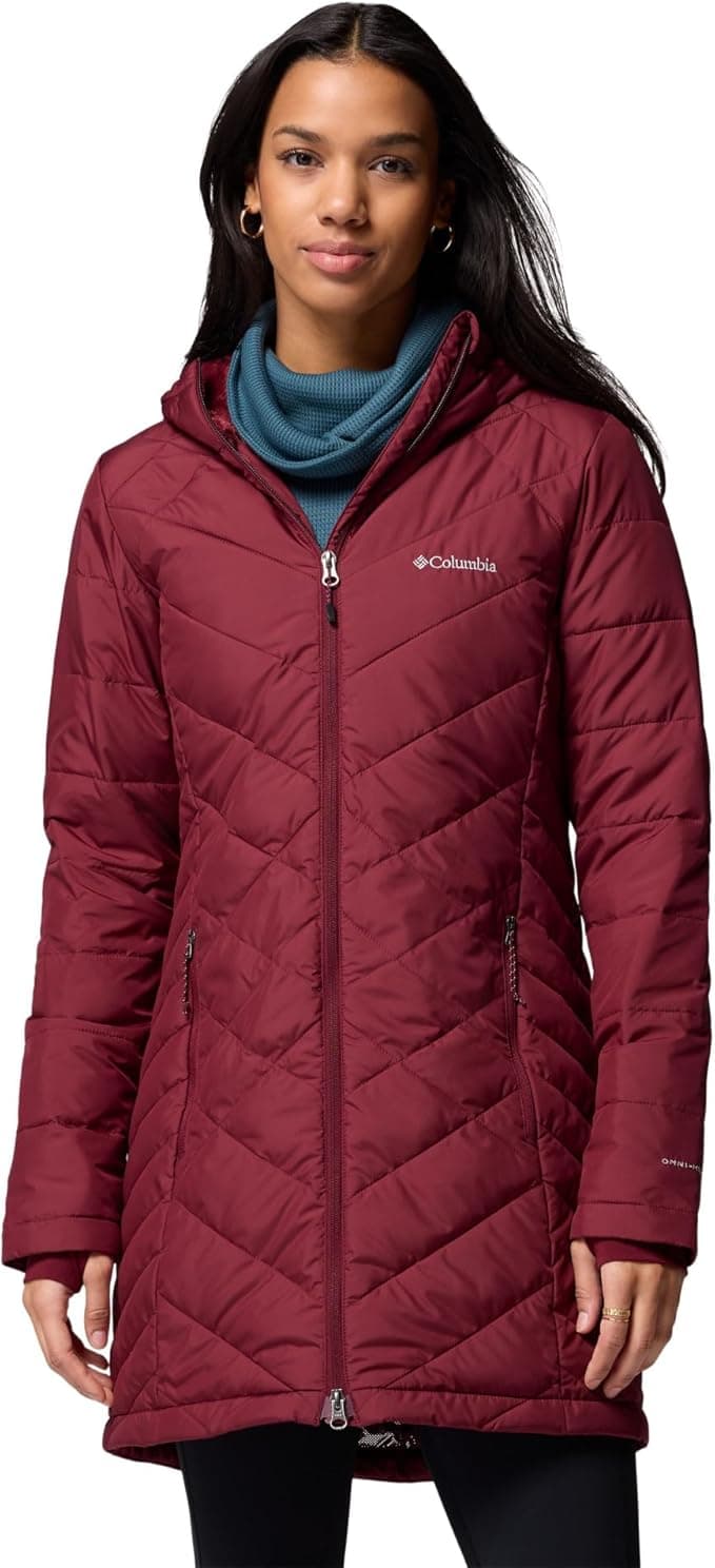 Veste longue à capuche Columbia Heavenly pour femme