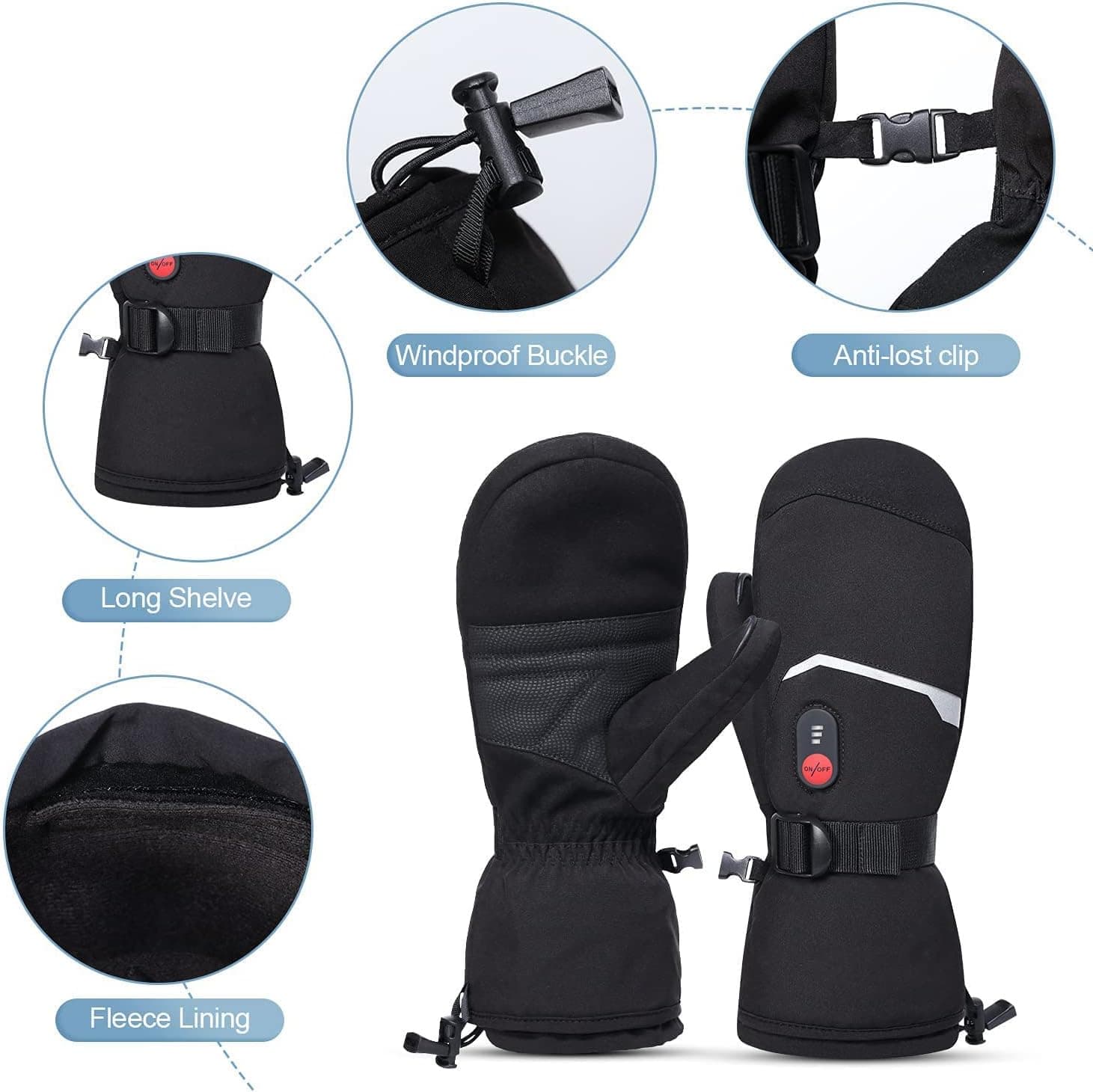 Mitaines chauffantes pour hommes et femmes