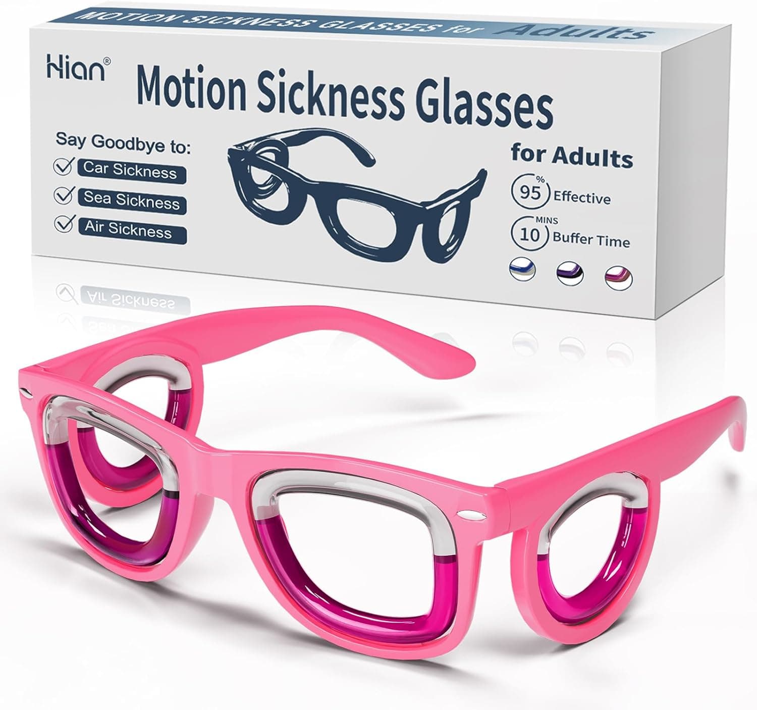 Lunettes intelligentes anti-mal des transports