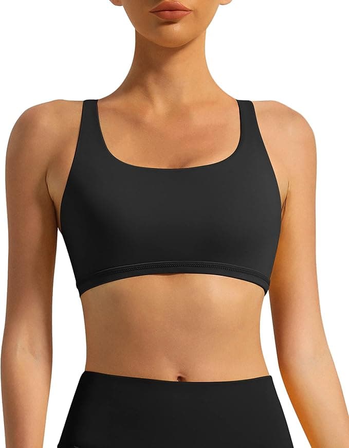 Brassière de sport à bretelles croisées