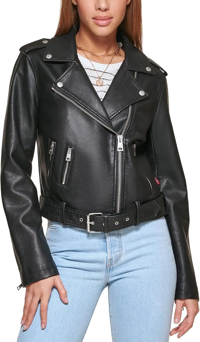 Veste de moto avec ceinture en similicuir Levi's