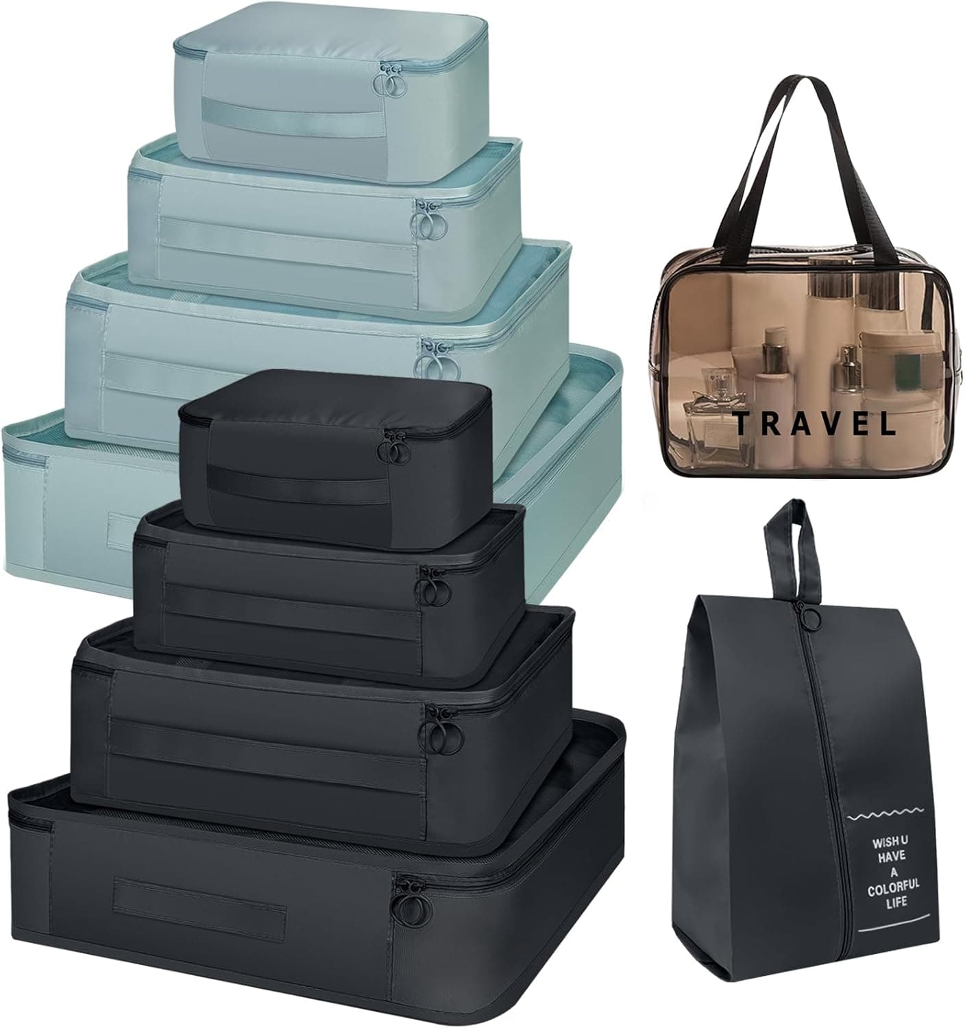 10 cubes de rangement pour valises HOXFAZIR