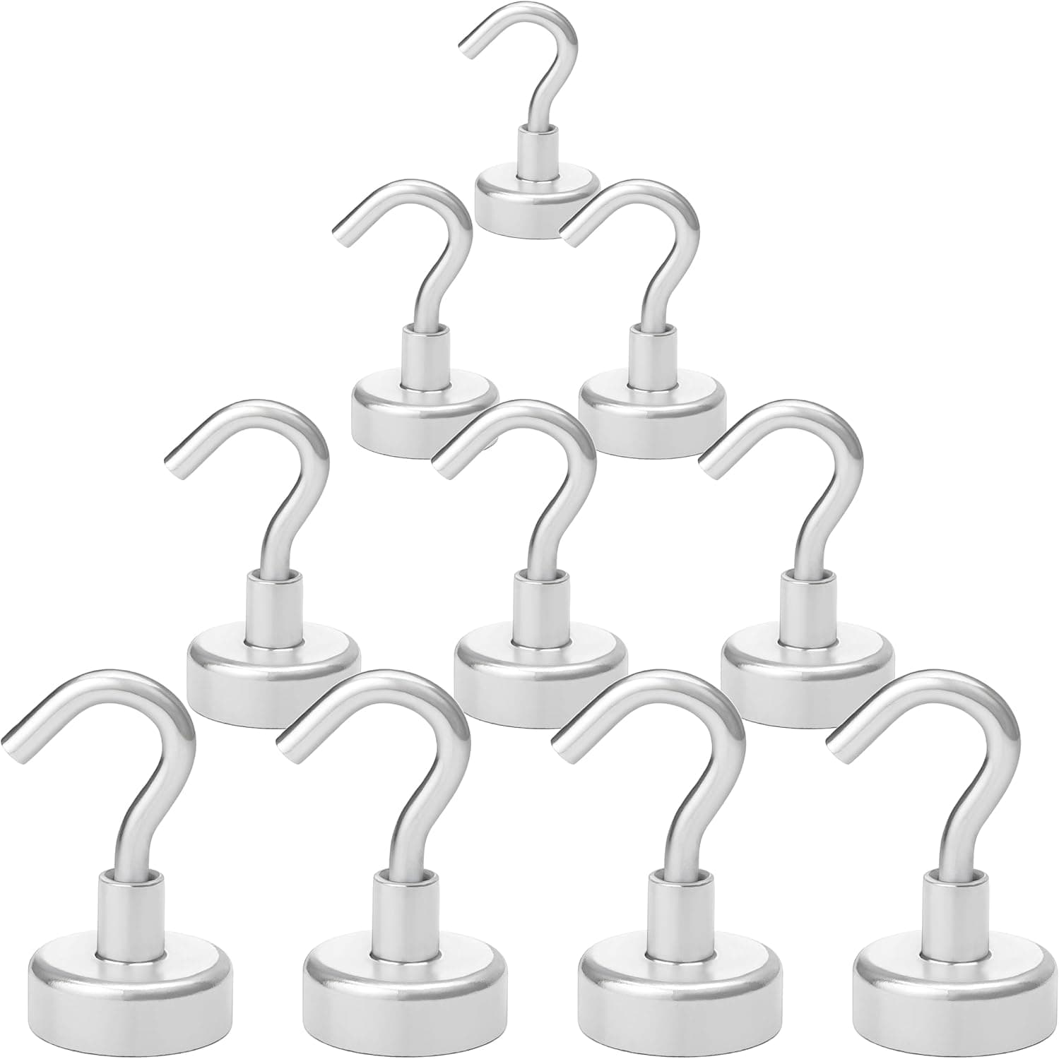 Lot de 10 crochets magnétiques